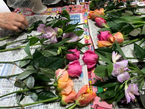 マリンダブーケ　花とテ－ブル茶道　文化コミュニティ-の画像